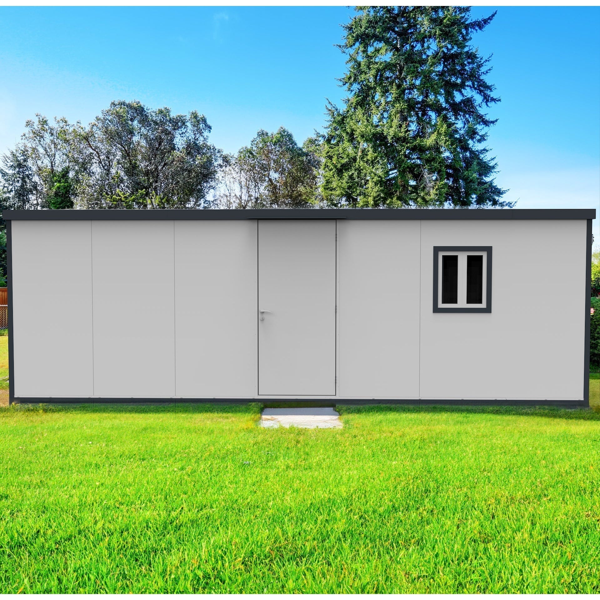Flat Top Insulated Building 23 ft. W x 10 ft. D 30872