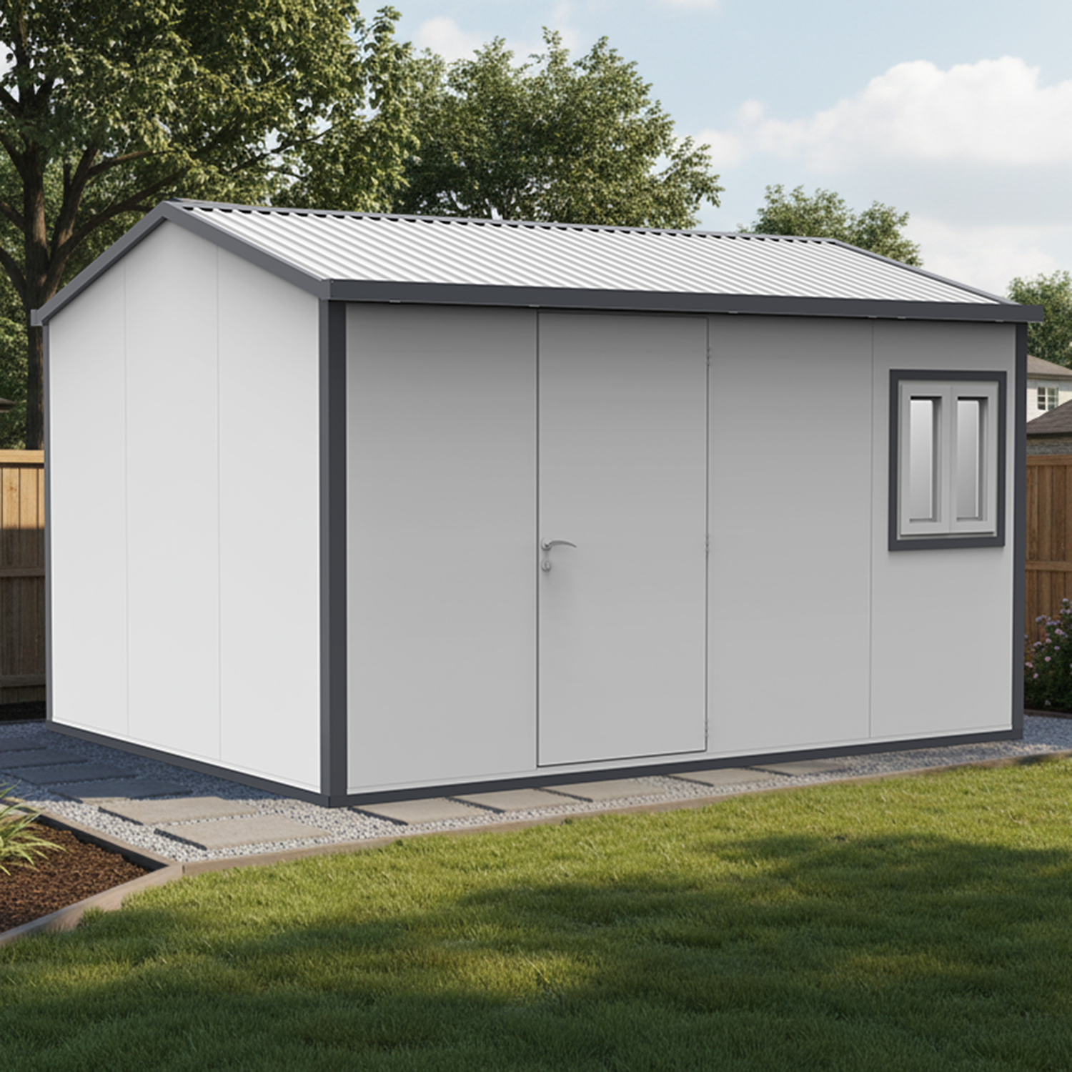 Gable Top Insulated Building 13 ft. W x 10 ft. D 30932