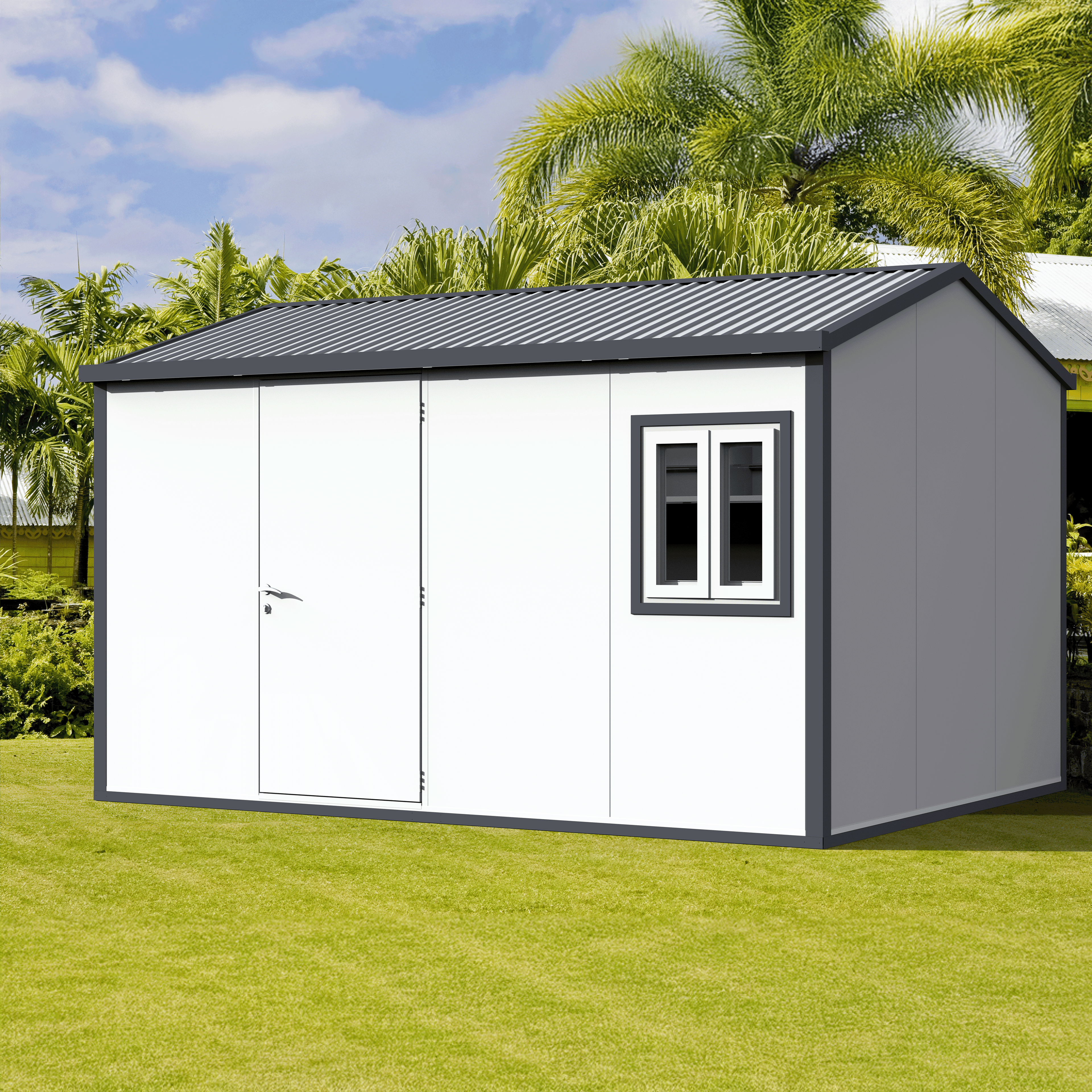 Gable Top Insulated Building 13 ft. W x 10 ft. D 30932