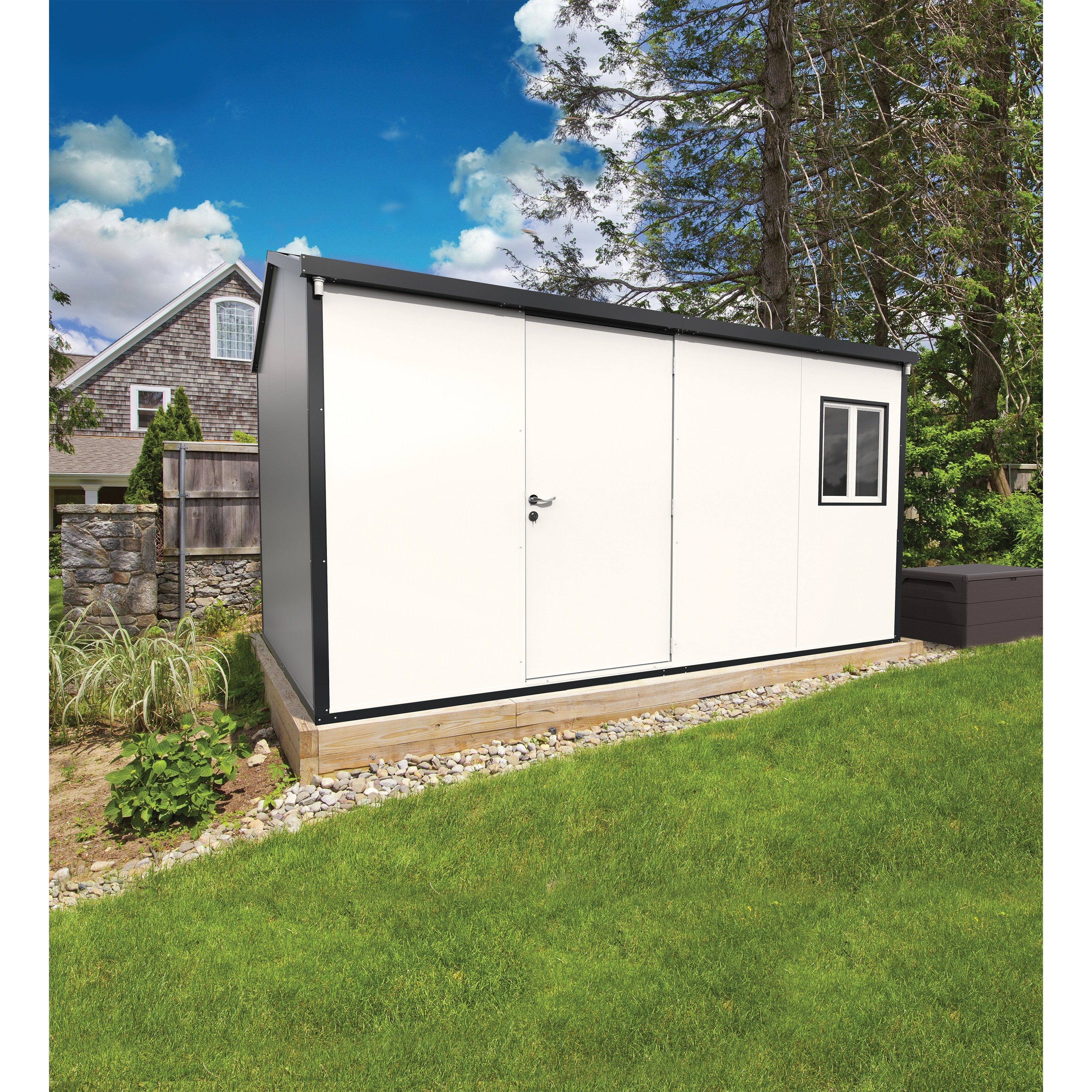 Gable Top Insulated Building 13 ft. W x 10 ft. D 30932