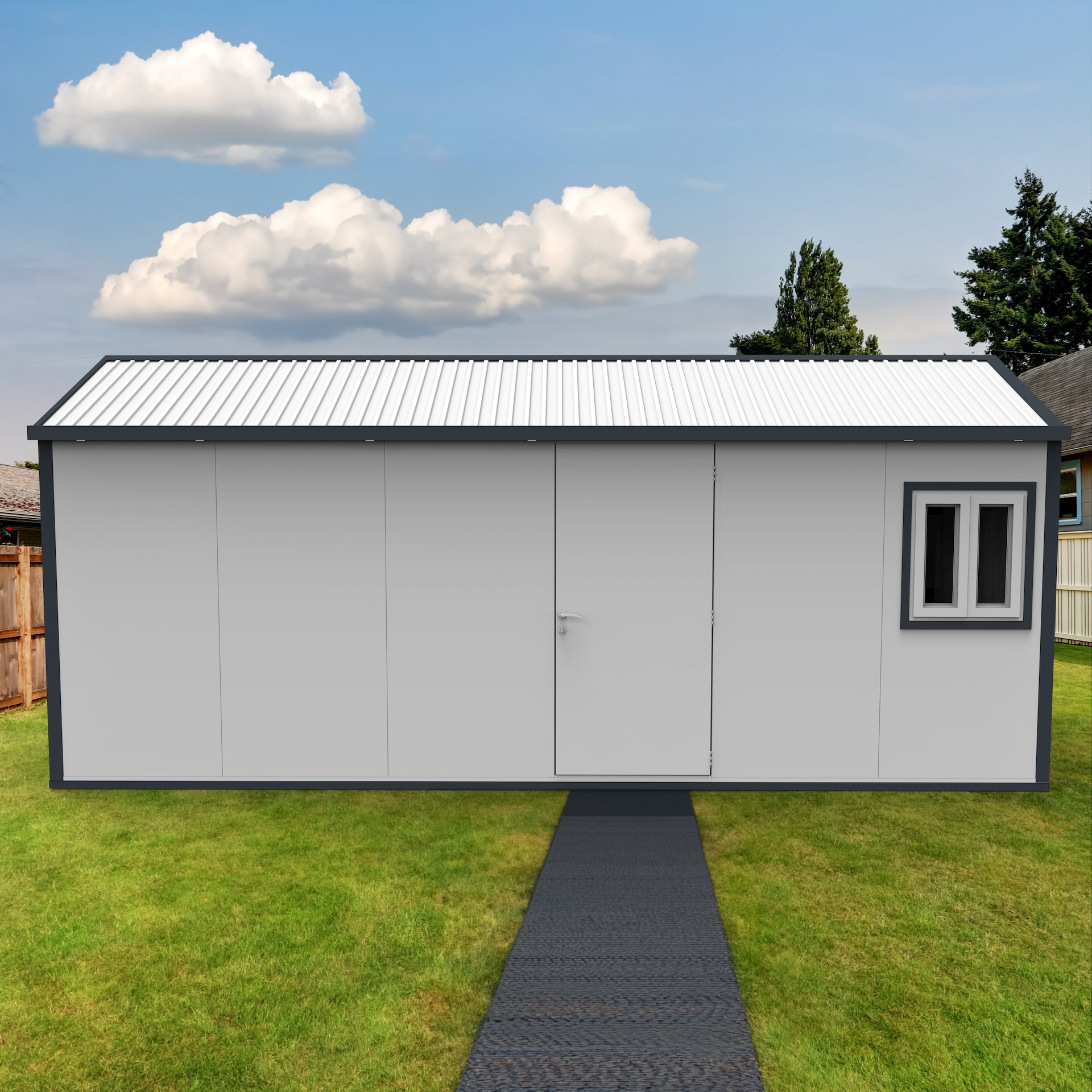 Gable Top Insulated Building 19 ft. W x 10 ft. D 30962