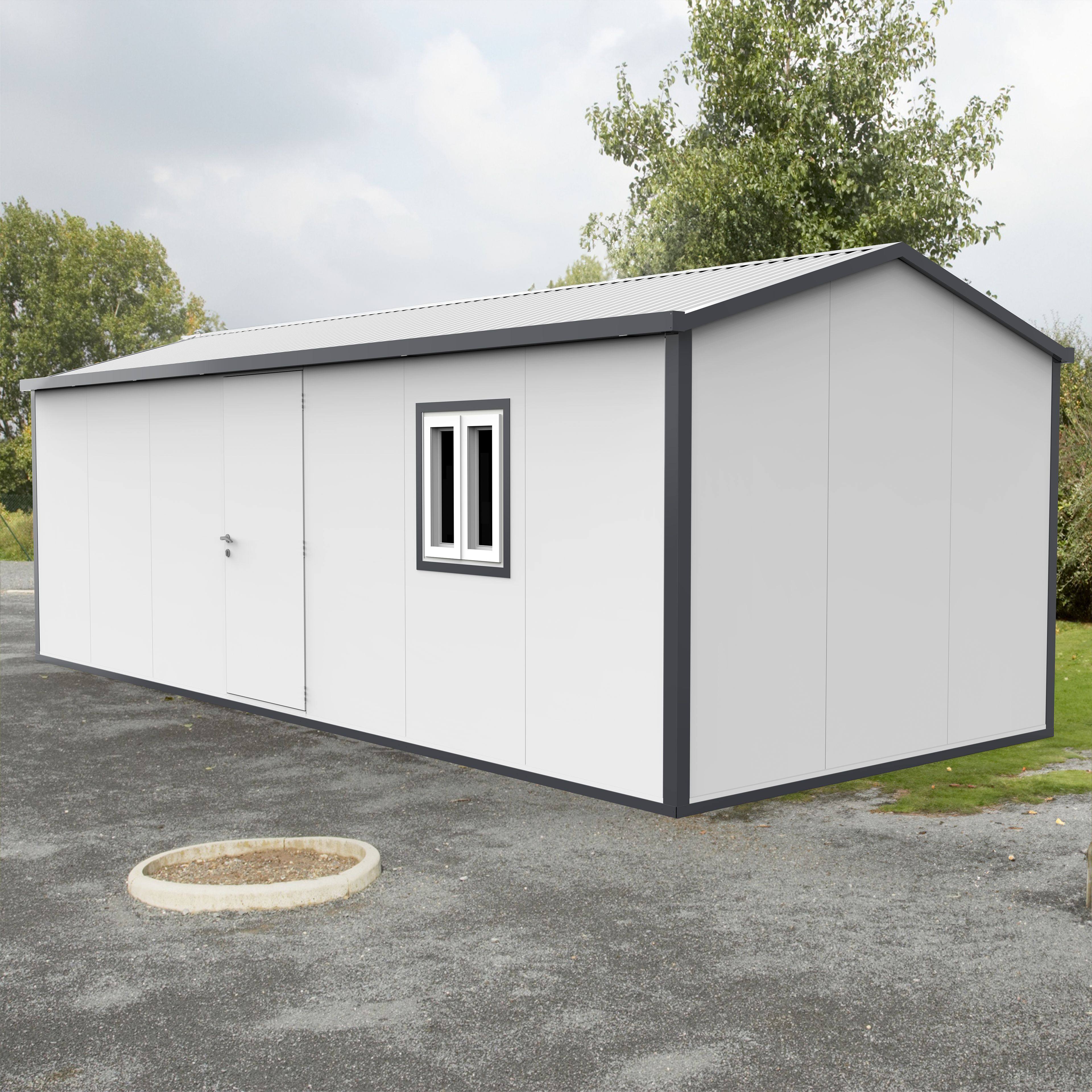 Gable Top Insulated Building 23 ft. W x 10 ft. D 30972