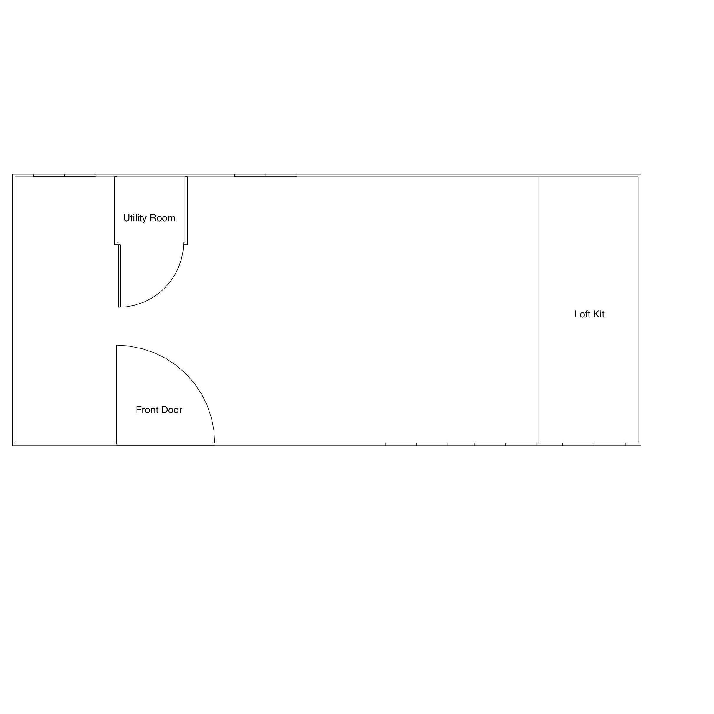 BOSS Gable Roof Tiny House/Insulated Building 8.5' x 20'