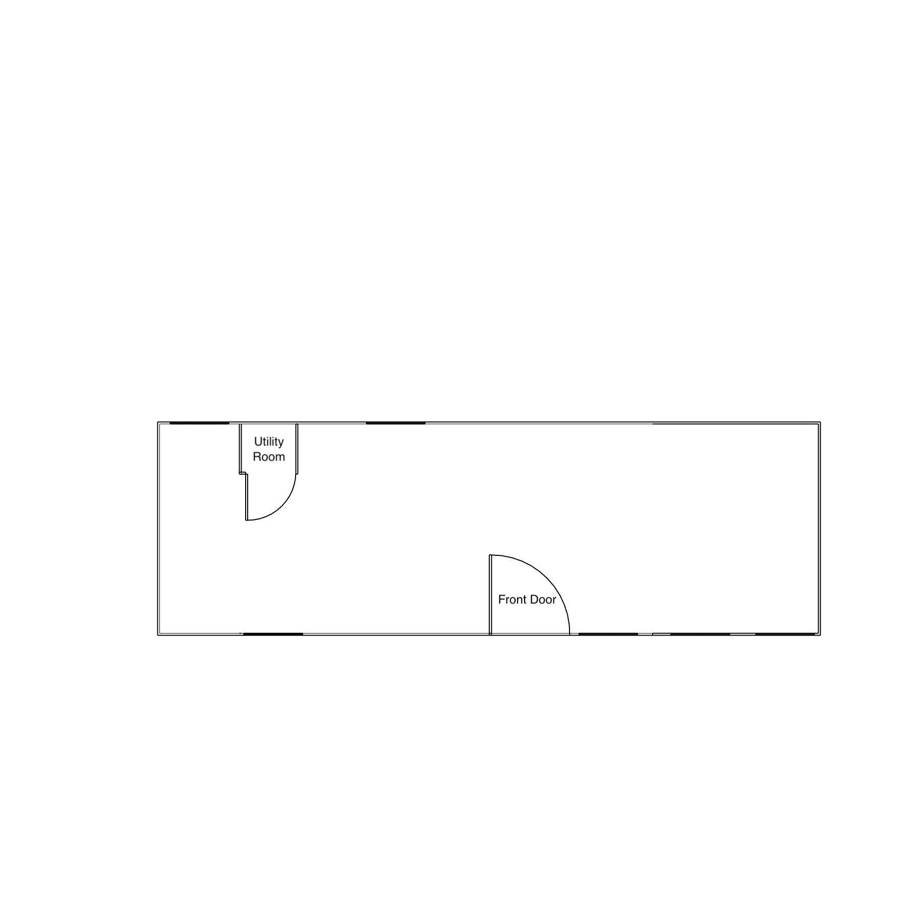Boss Gable Roof Tiny House/Insulated Building 8.5' x 26'
