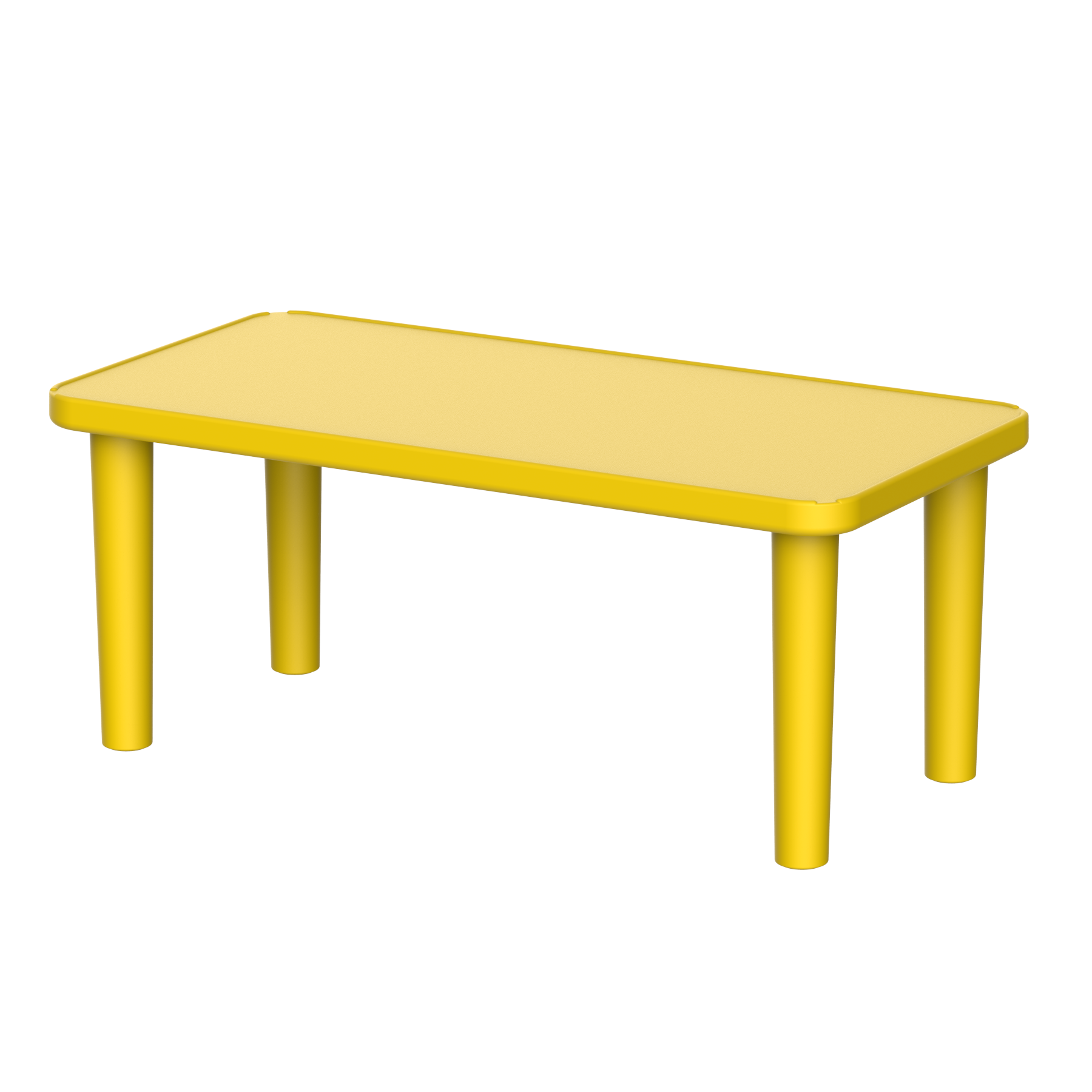 Duramax Kindergarten Table - Rectangle Yellow