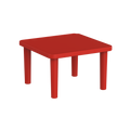 Duramax Kindergarten Table - Square Red