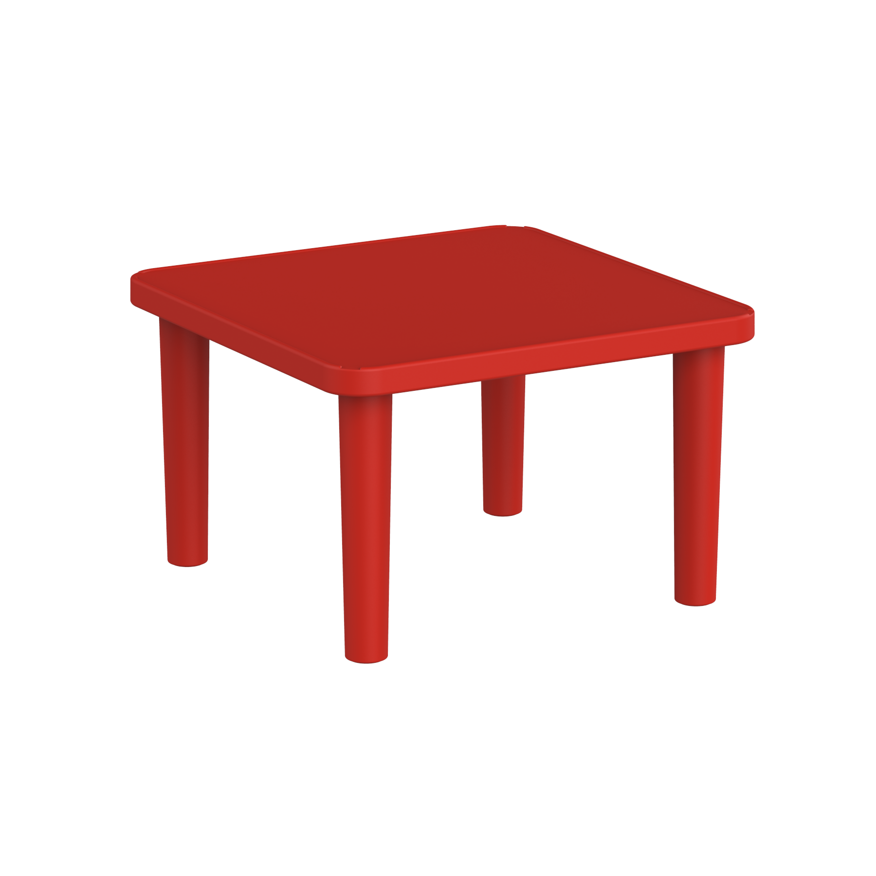 Duramax Kindergarten Table - Square Red