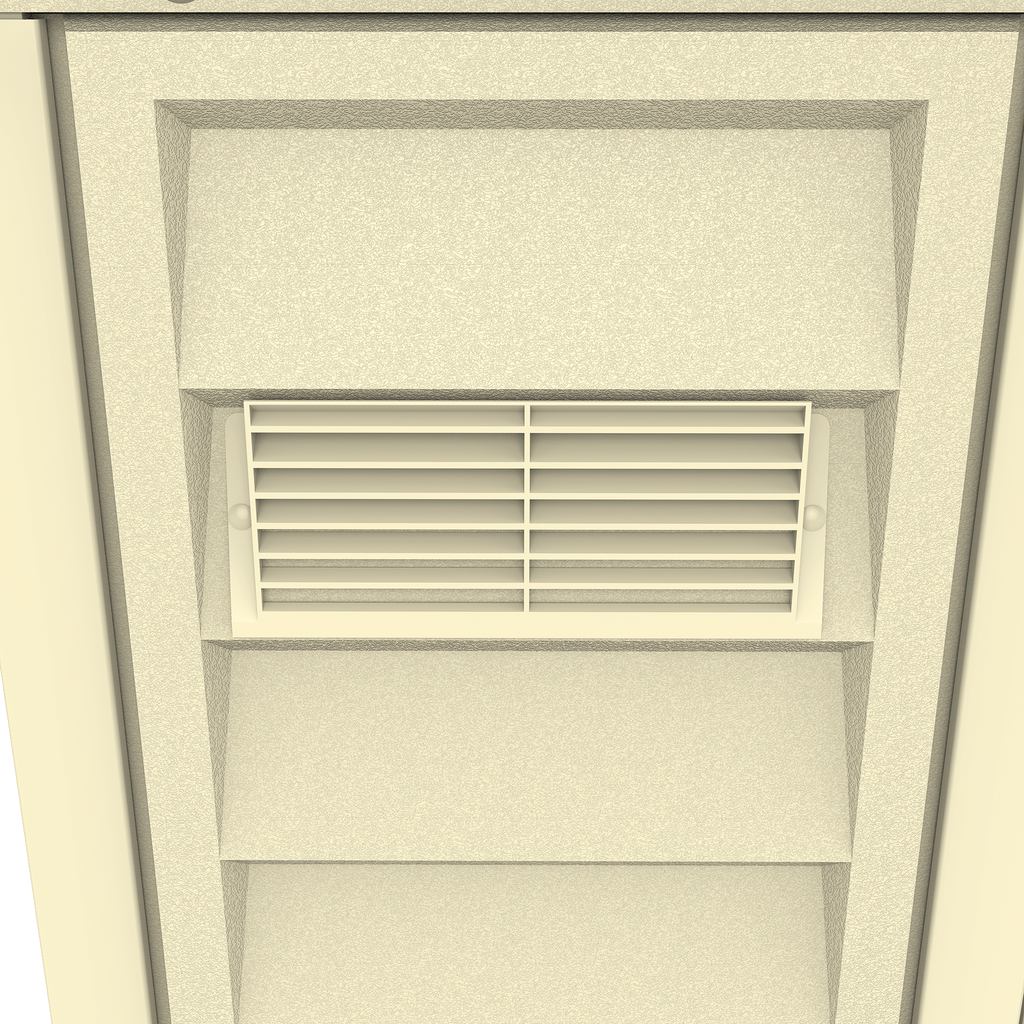 DuraMax Shed Vent Kit Ivory (3 per kit)