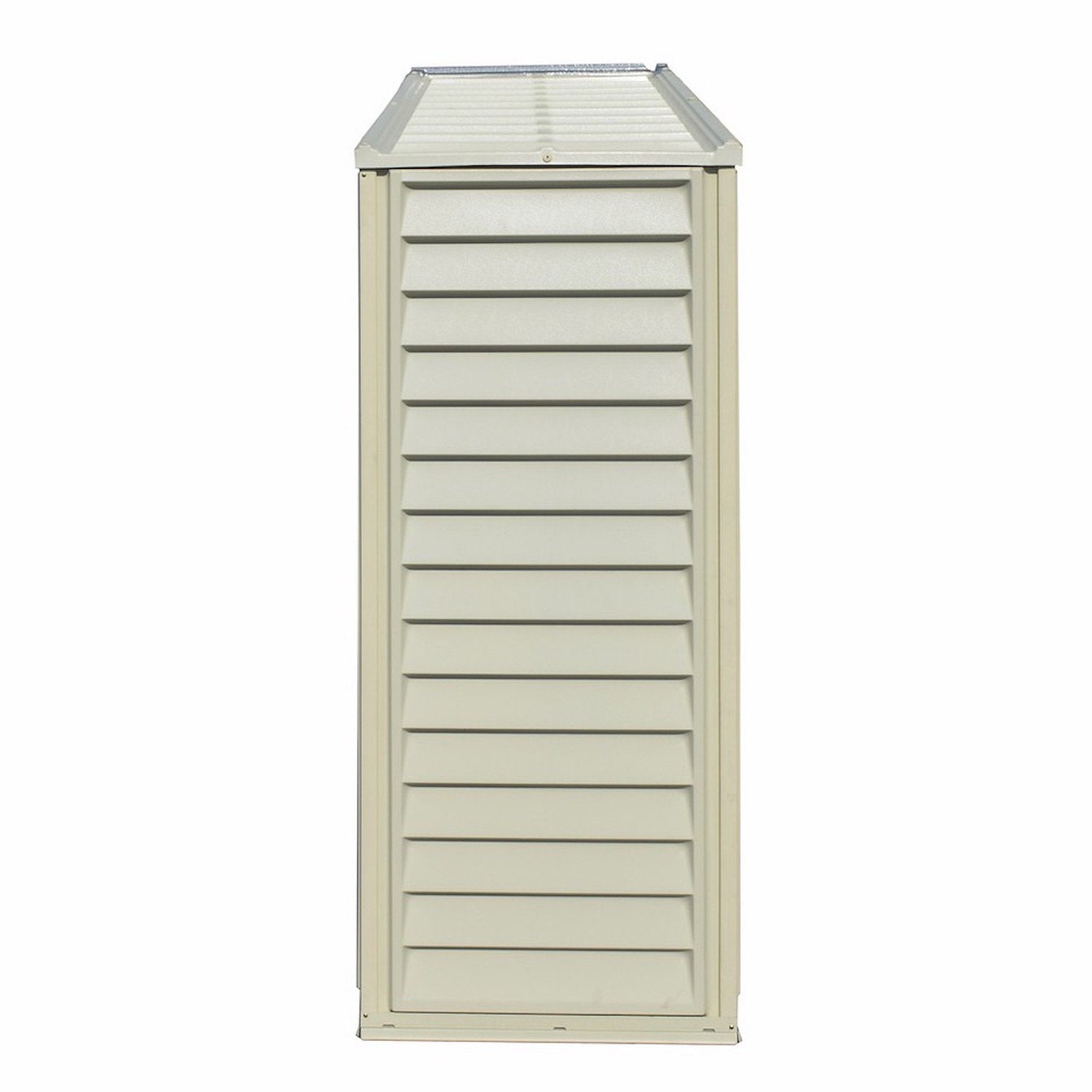 DuraMax 10.5ft x 2.75ft SidePro Plastic Vinyl Shed with Foundation Kit 98001