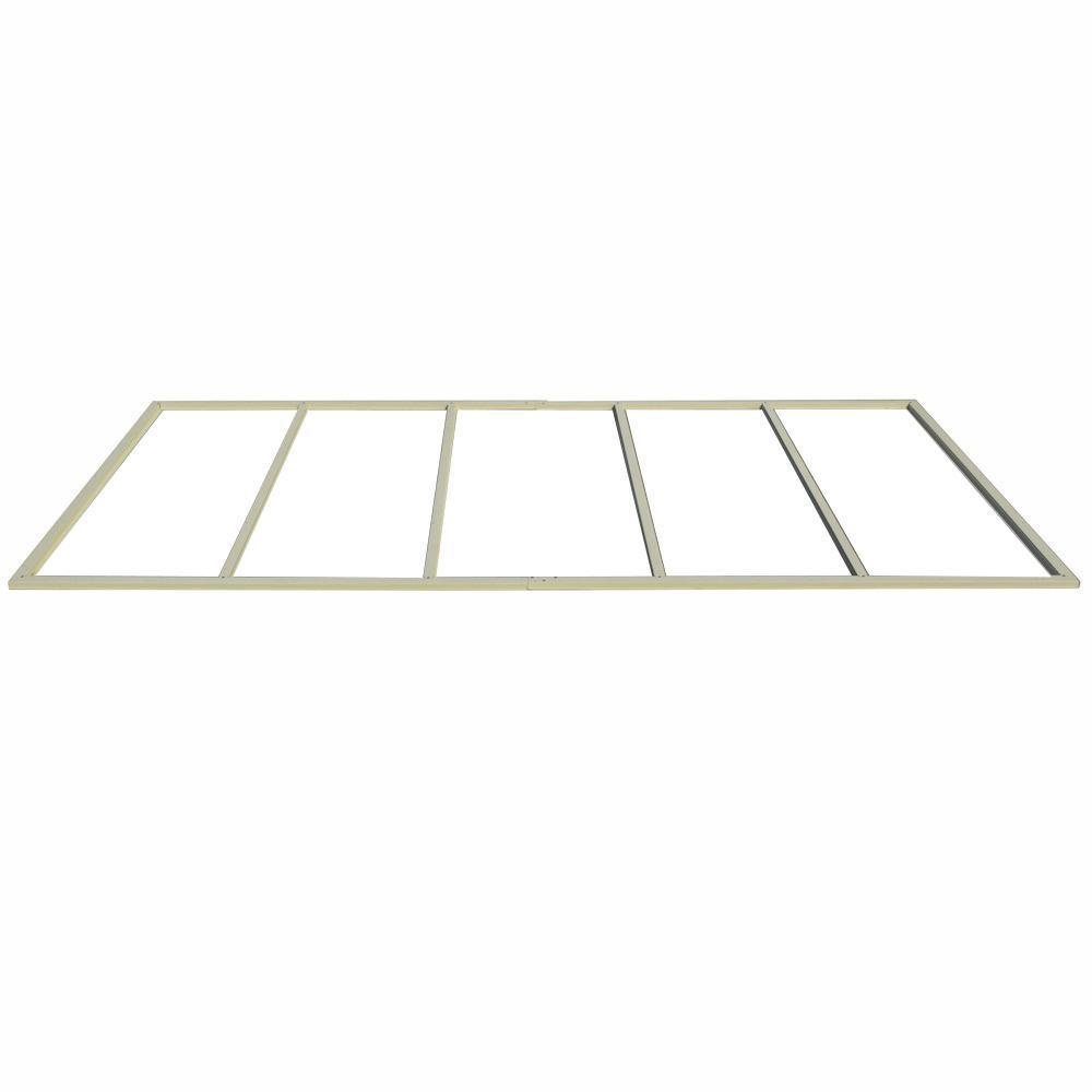 DuraMax 10.5ft x 5ft Woodbridge Plastic Vinyl Shed with Foundation Kit 00283