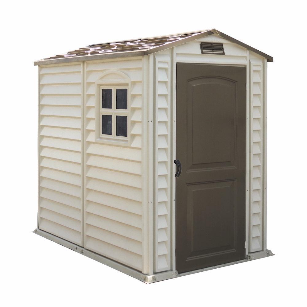 DuraMax 4ft x 6ft StorePro Vinyl Storage Shed w/ Floor