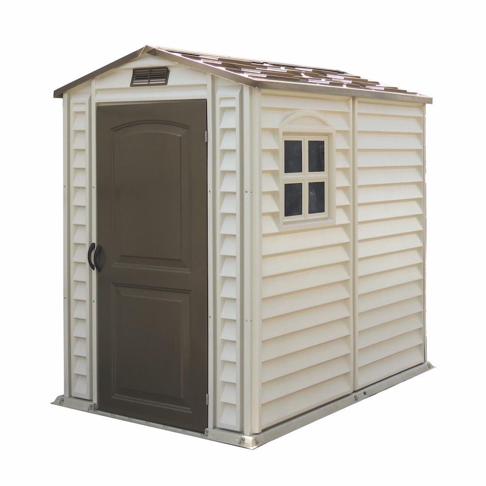 DuraMax 4ft x 6ft StorePro Vinyl Storage Shed w/ Floor