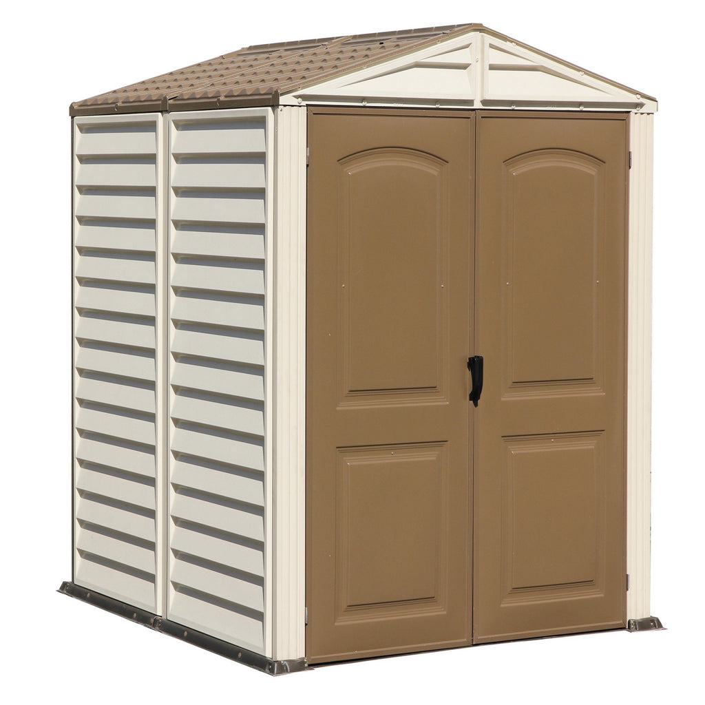DuraMax 6ft x6ft Storemate Vinyl Shed with Floor and window