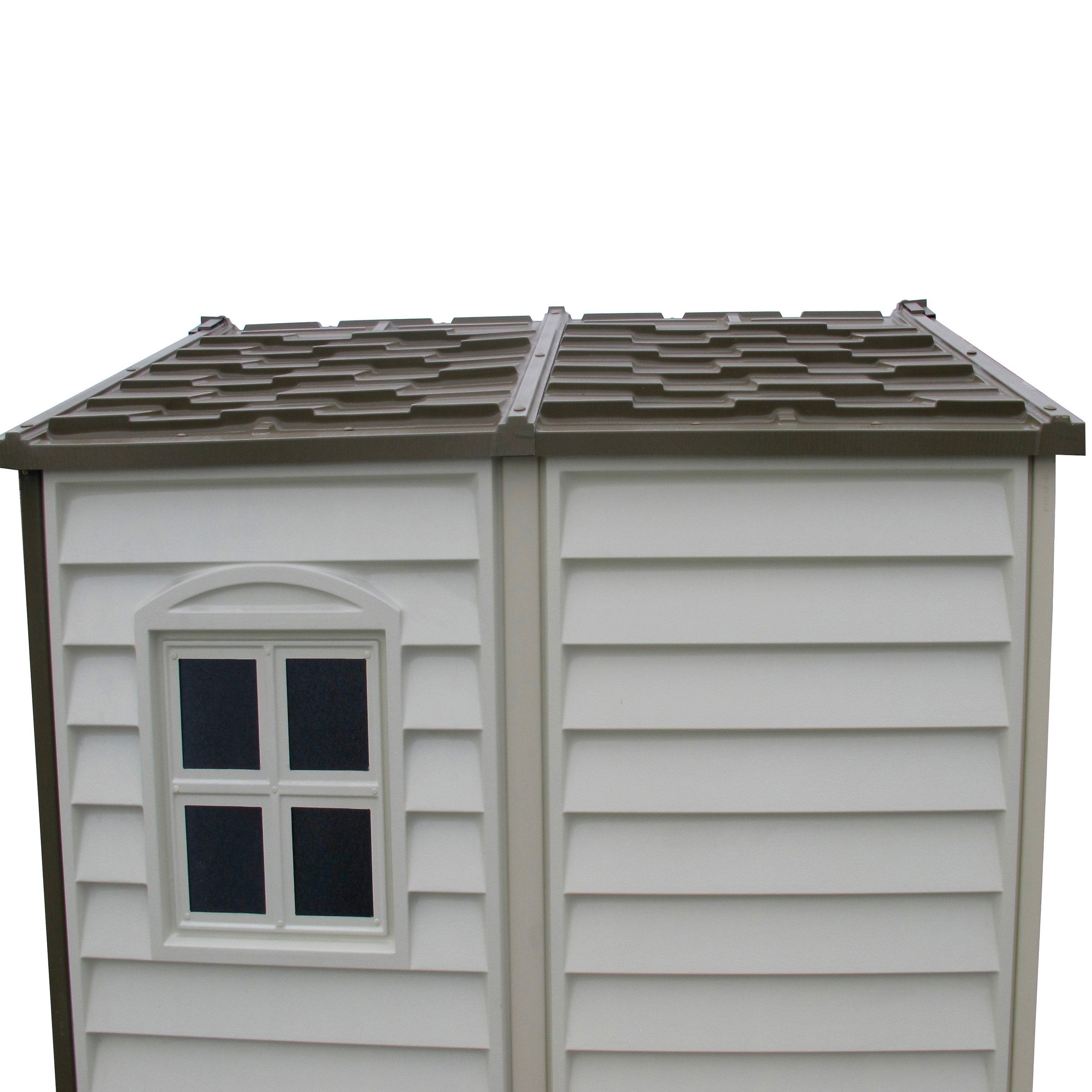 DuraMax 6ft x6ft Storemate Vinyl Shed with Floor and window