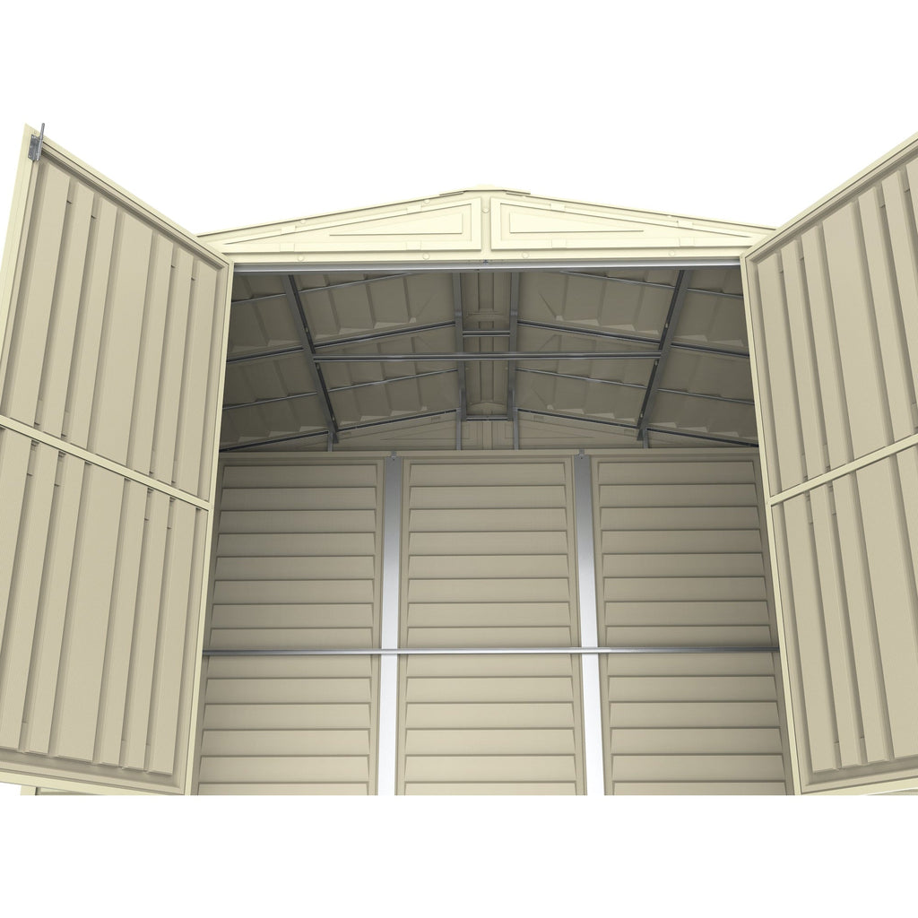 Duramax 8ft x 5.5ft Duramate Plastic Vinyl Shed with Foundation 00184