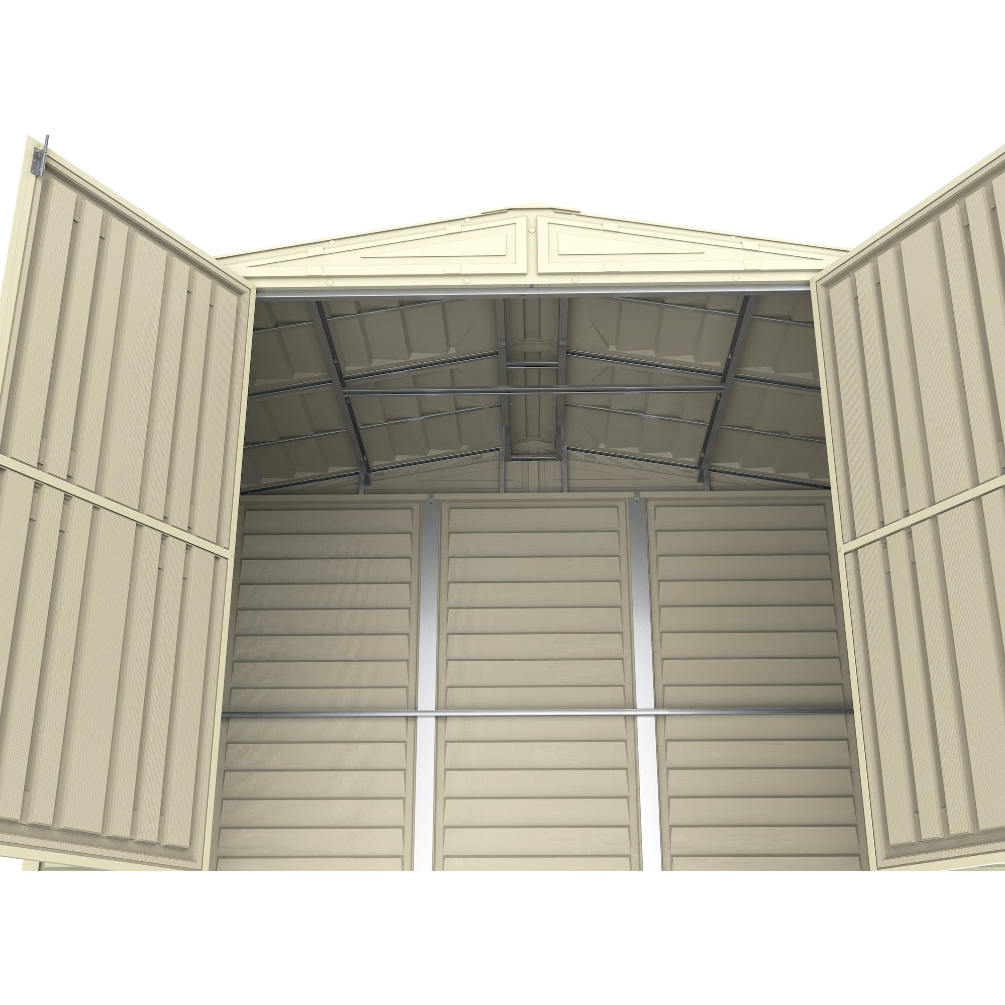 Duramax 8ft x 5.5ft Duramate Plastic Vinyl Shed with Foundation 00184