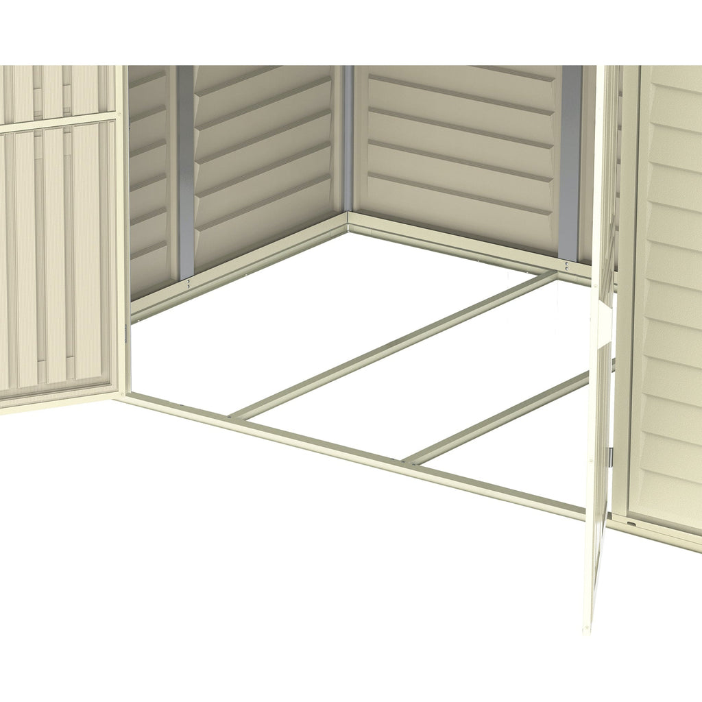 Duramax 8ft x 5.5ft Duramate Plastic Vinyl Shed with Foundation 00184