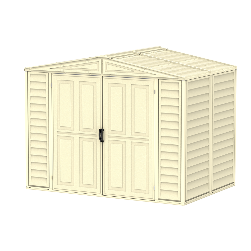 Duramax 8ft x 5.5ft Duramate Plastic Vinyl Shed with Foundation 00184