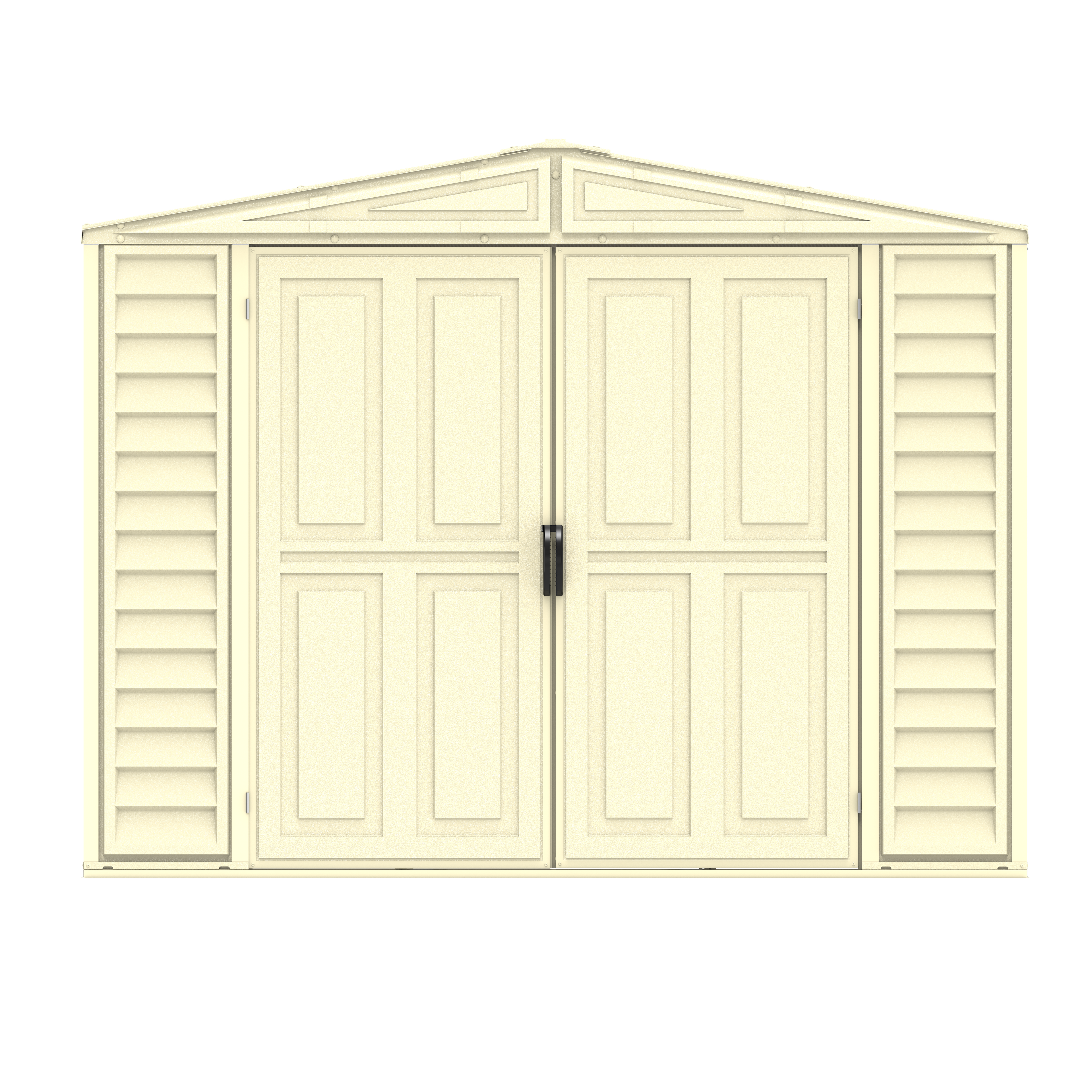 Duramax 8ft x 8ft Duramate Plastic Vinyl Shed with Foundation Kit 00384