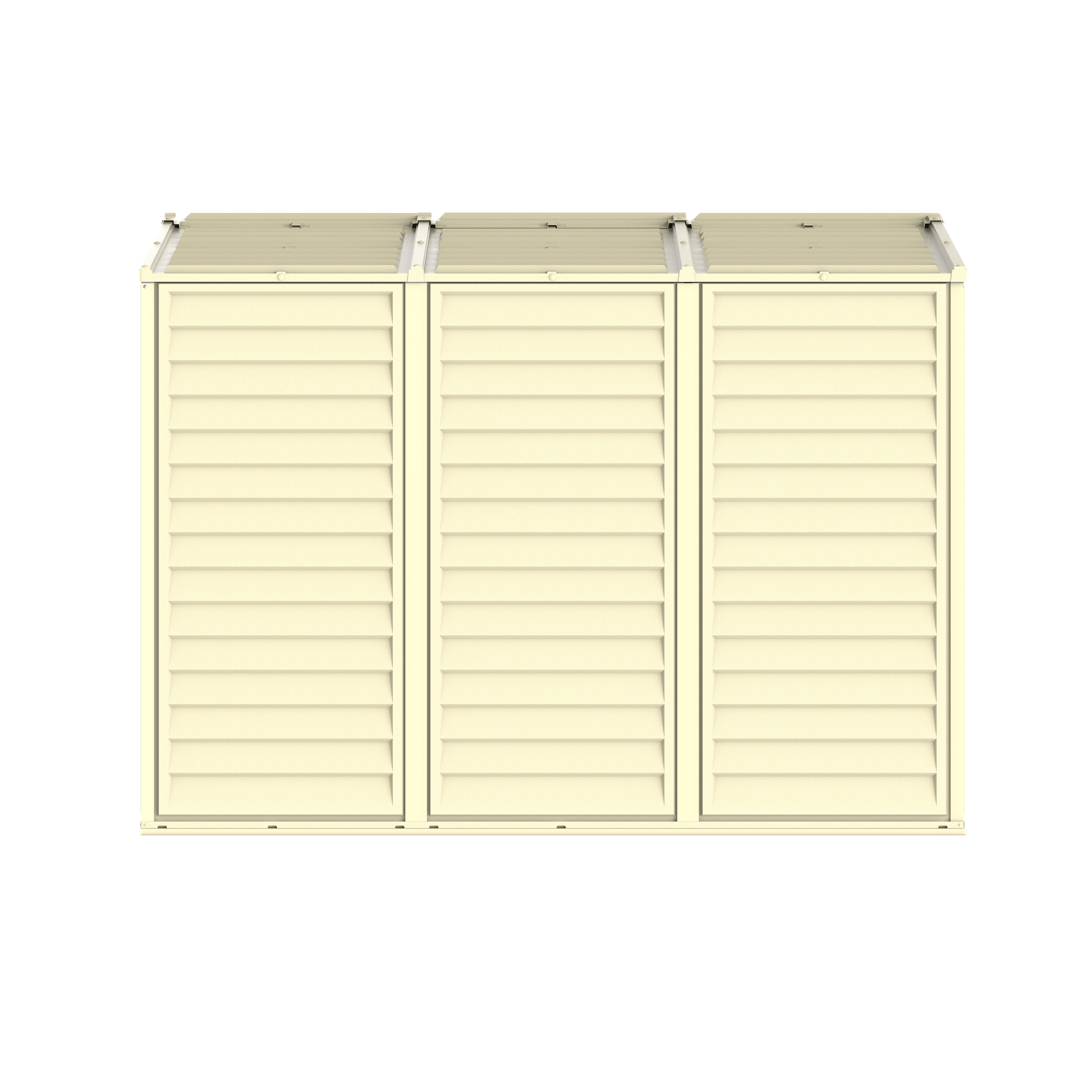 Duramax 8ft x 8ft Duramate Plastic Vinyl Shed with Foundation Kit 00384