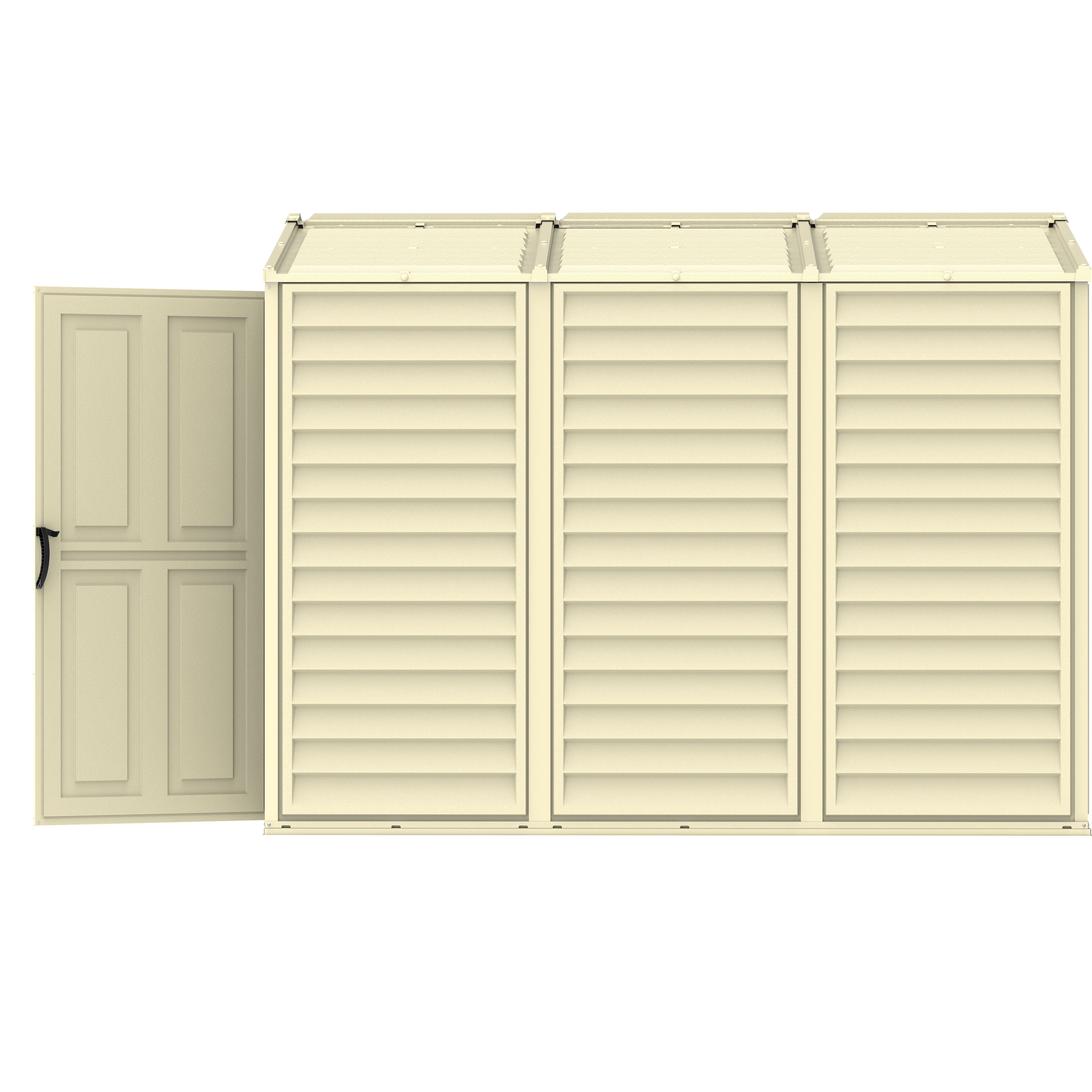 Duramax 8ft x 8ft Duramate Plastic Vinyl Shed with Foundation Kit 00384