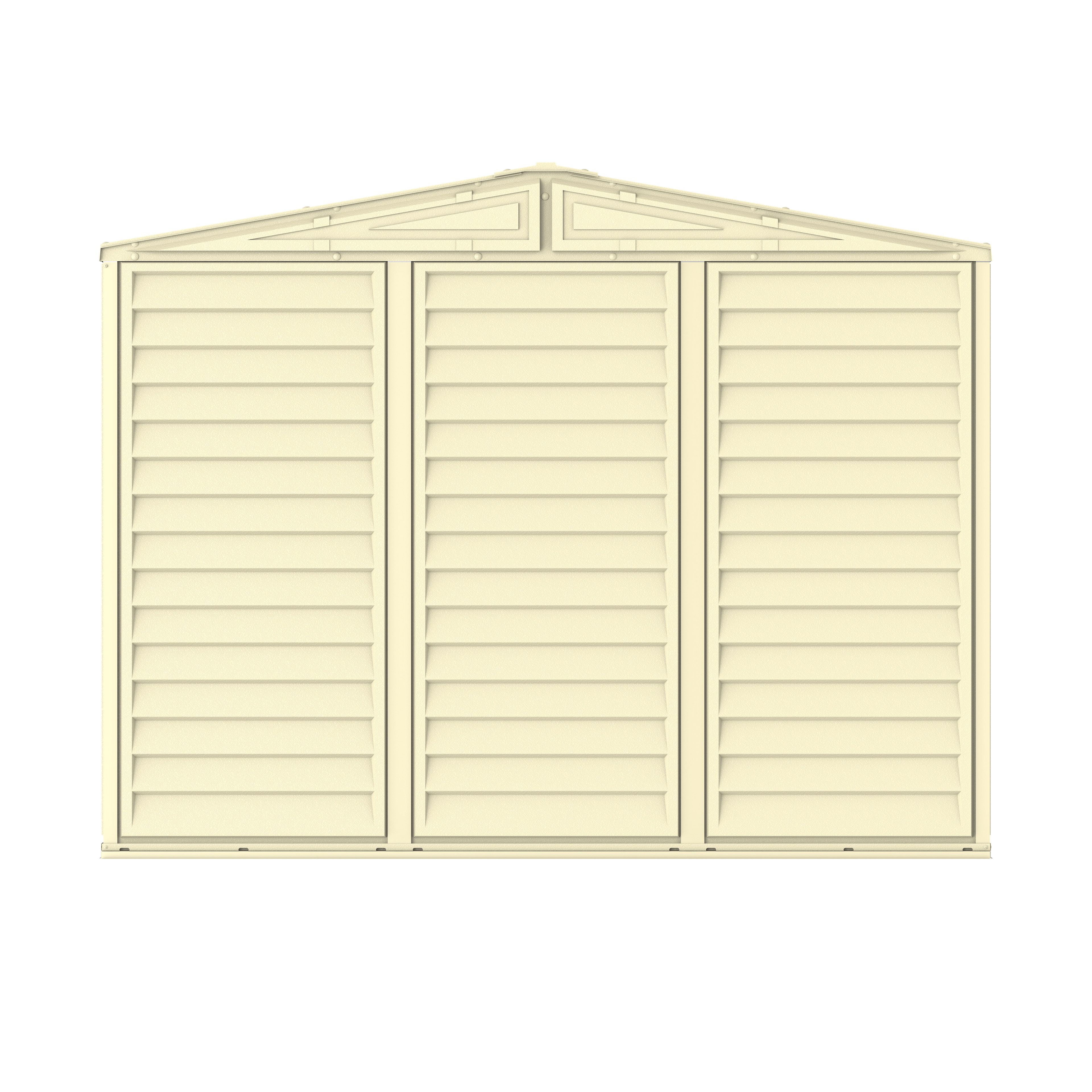Duramax 8ft x 8ft Duramate Plastic Vinyl Shed with Foundation Kit 00384