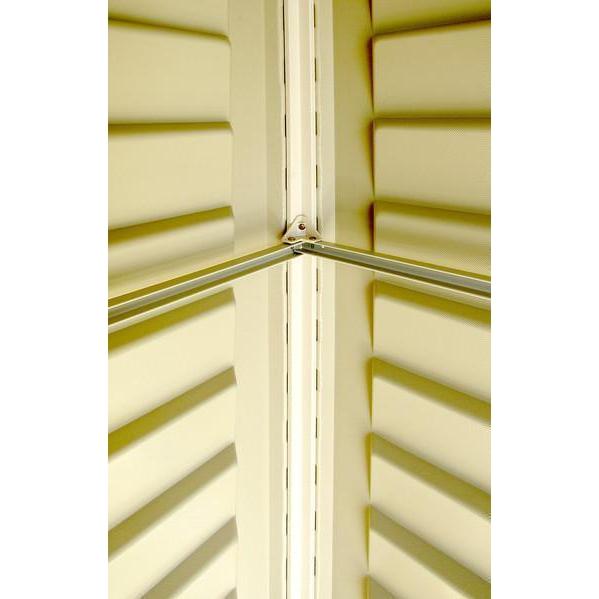 DuraMax 8ft x 8ft DuraPlus Plastic Vinyl Shed Kit with Foundation and Window 30114