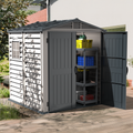 DuraMax 6ft x6ft Storemate Plus Plastic Vinyl Shed with Molded Floor 30425