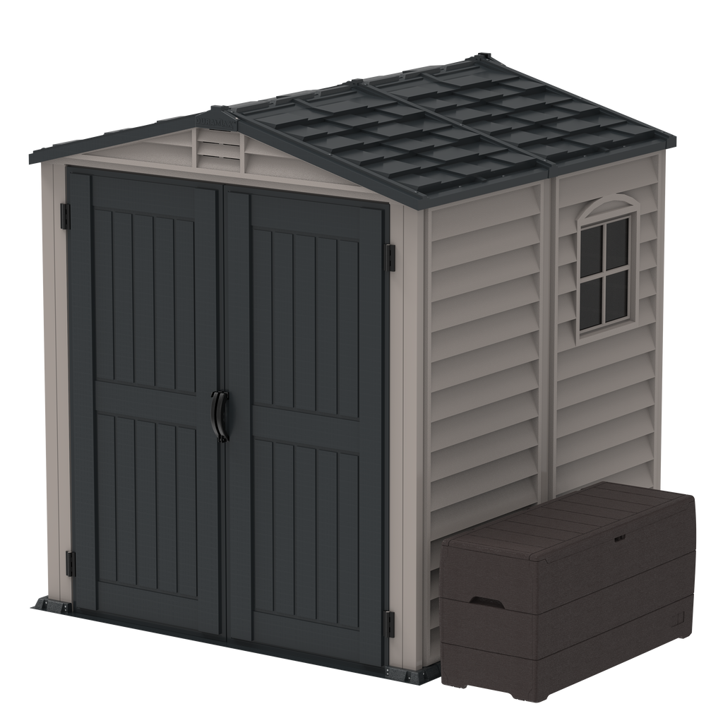 DuraMax 6ft x6ft Storemate Plus Plastic Vinyl Shed with Molded Floor 30425