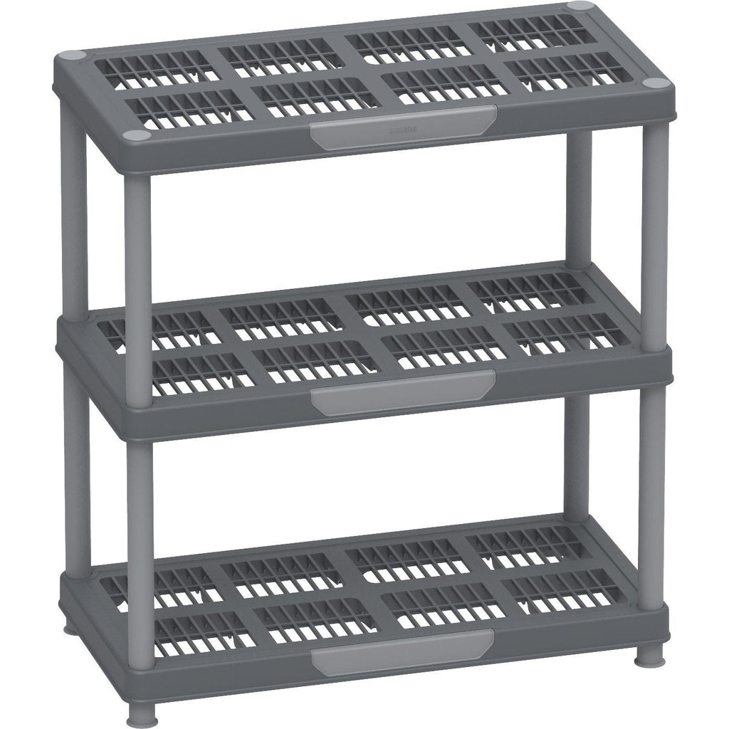 Duramax Plastic Heavy Duty Multipurpose Freestanding 3 Tier Shelving Unit