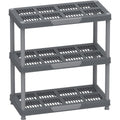 Duramax Plastic Heavy Duty Multipurpose Freestanding 3 Tier Shelving Unit