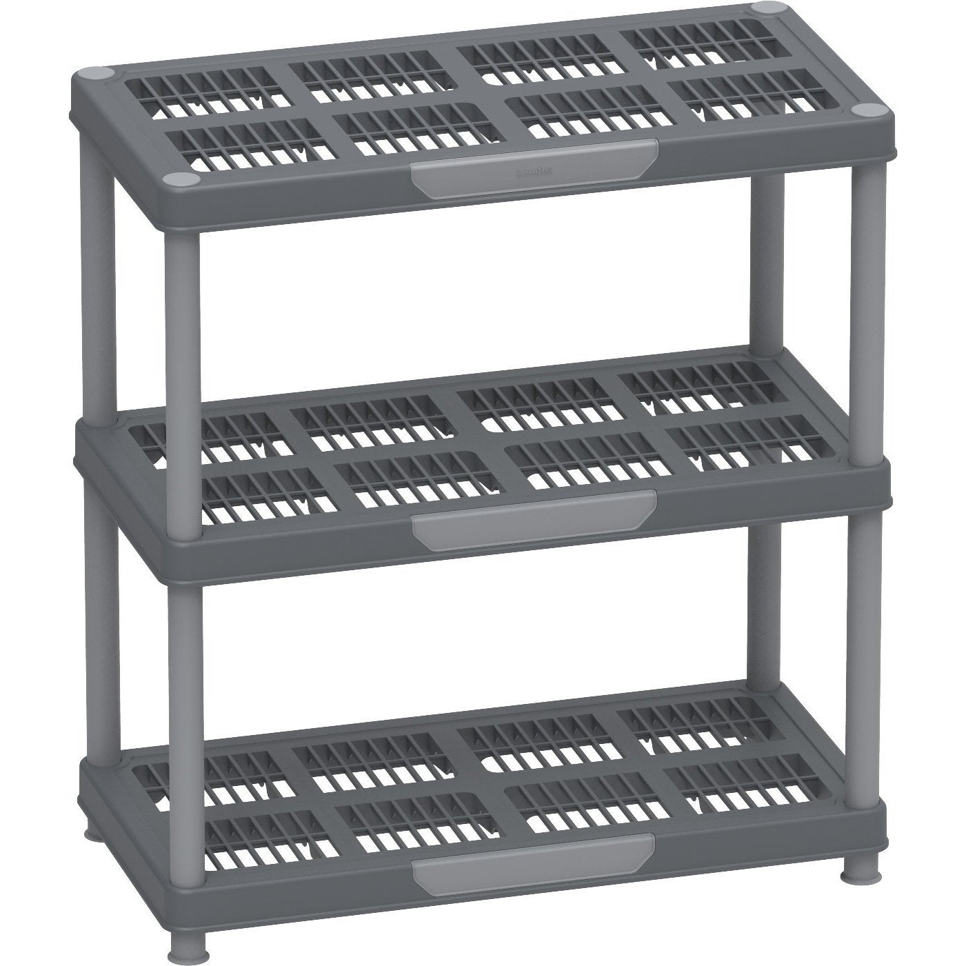 Duramax Plastic Heavy Duty Multipurpose Freestanding 3 Tier Shelving Unit