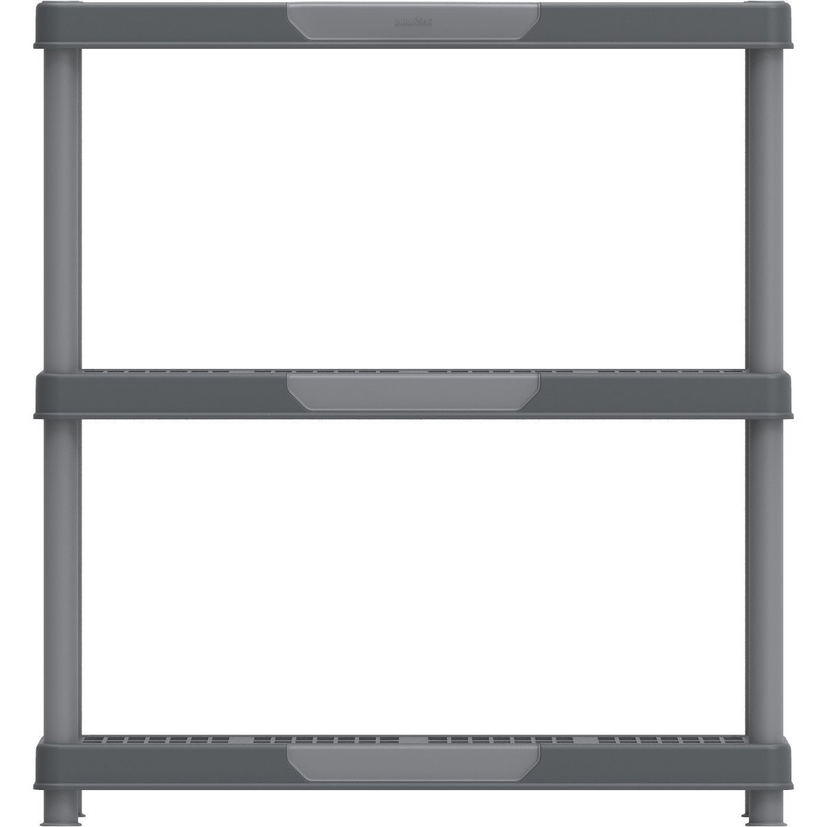 Duramax Plastic Heavy Duty Multipurpose Freestanding 3 Tier Shelving Unit