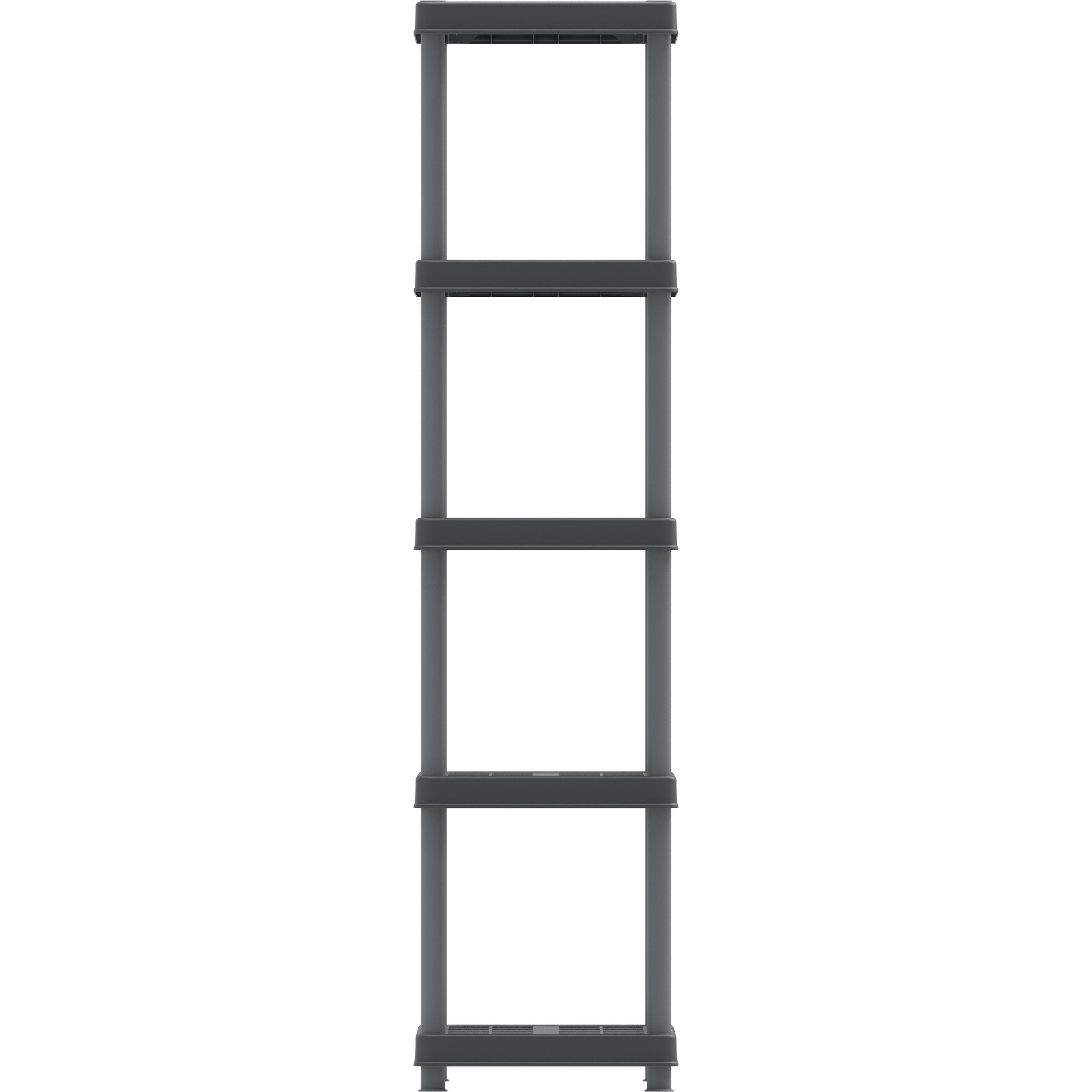 Duramax Plastic Heavy Duty Multipurpose Freestanding Duramax 5 Tier Shelving Rack