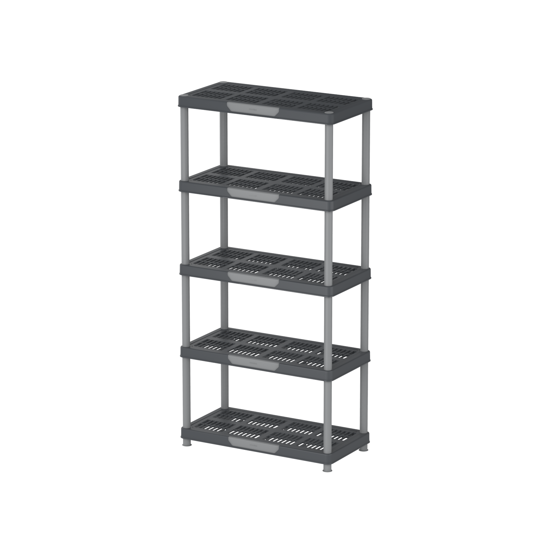 Duramax Plastic Heavy Duty Multipurpose Freestanding Duramax 5 Tier Shelving Rack