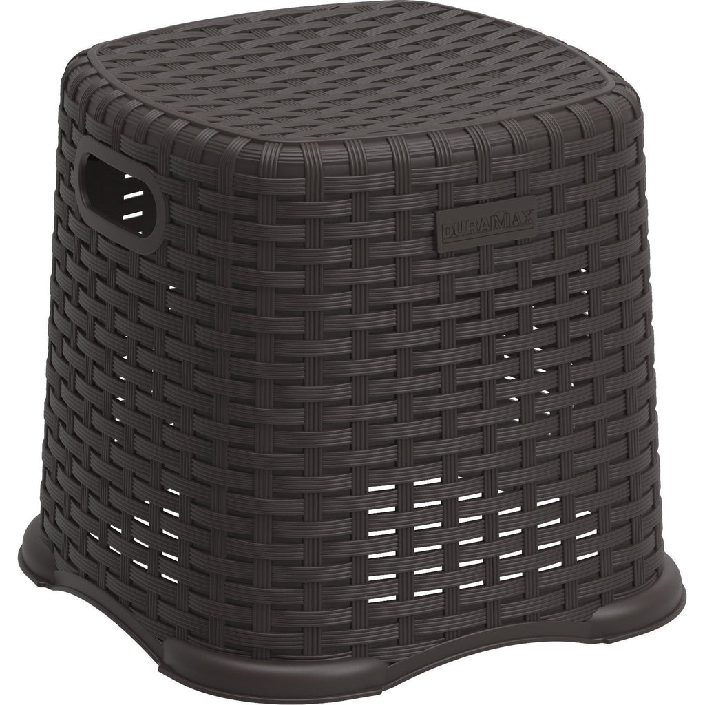 Duramax Rattan Step Stool 11” Brown