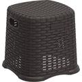 Duramax Rattan Step Stool 11” Brown
