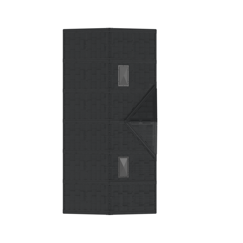 Duramax 15 x 8 Apex Pro Plastic Vinyl Shed with Foundation, 2 Windows and 2 Doors 40216