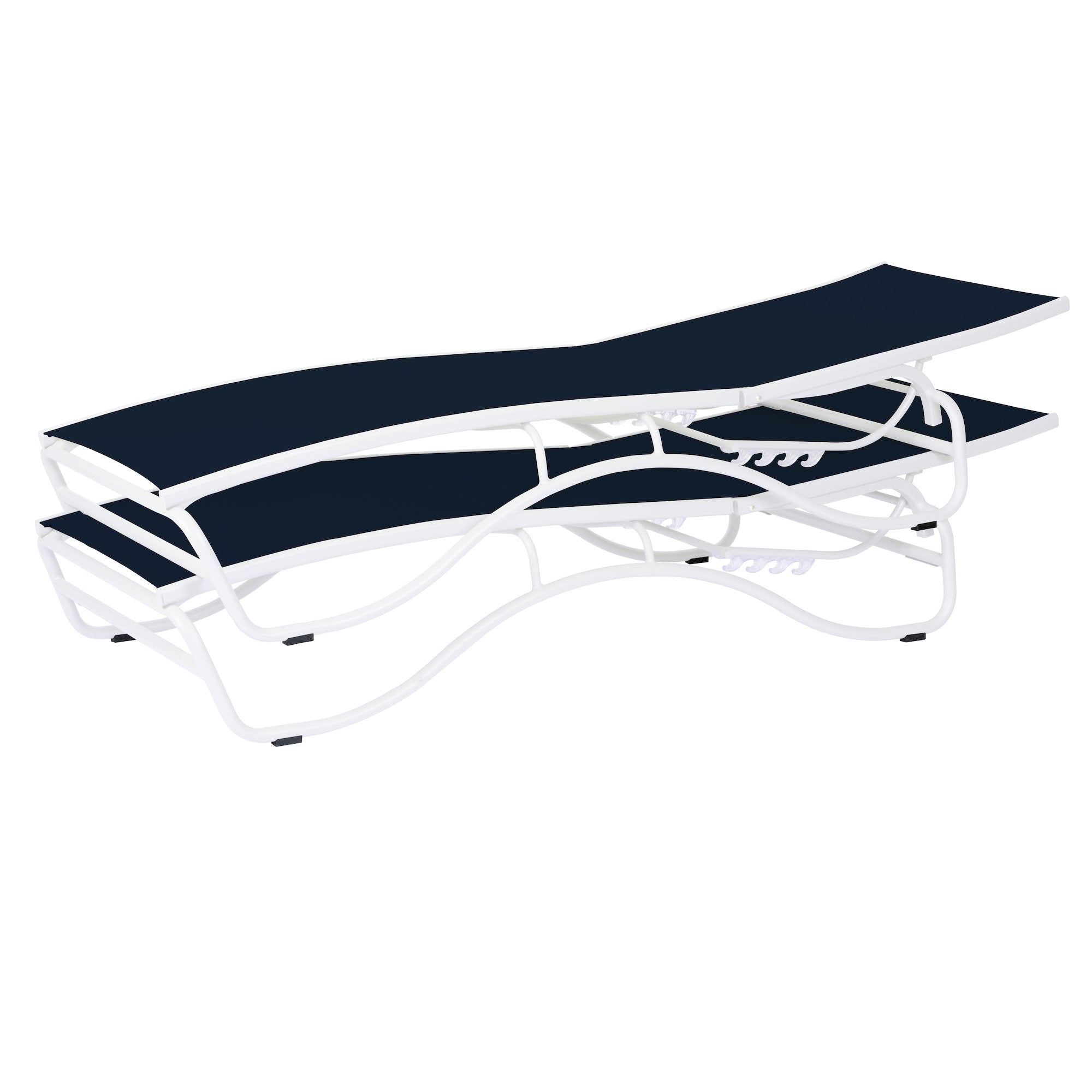 Corsica Lounger Navy Blue