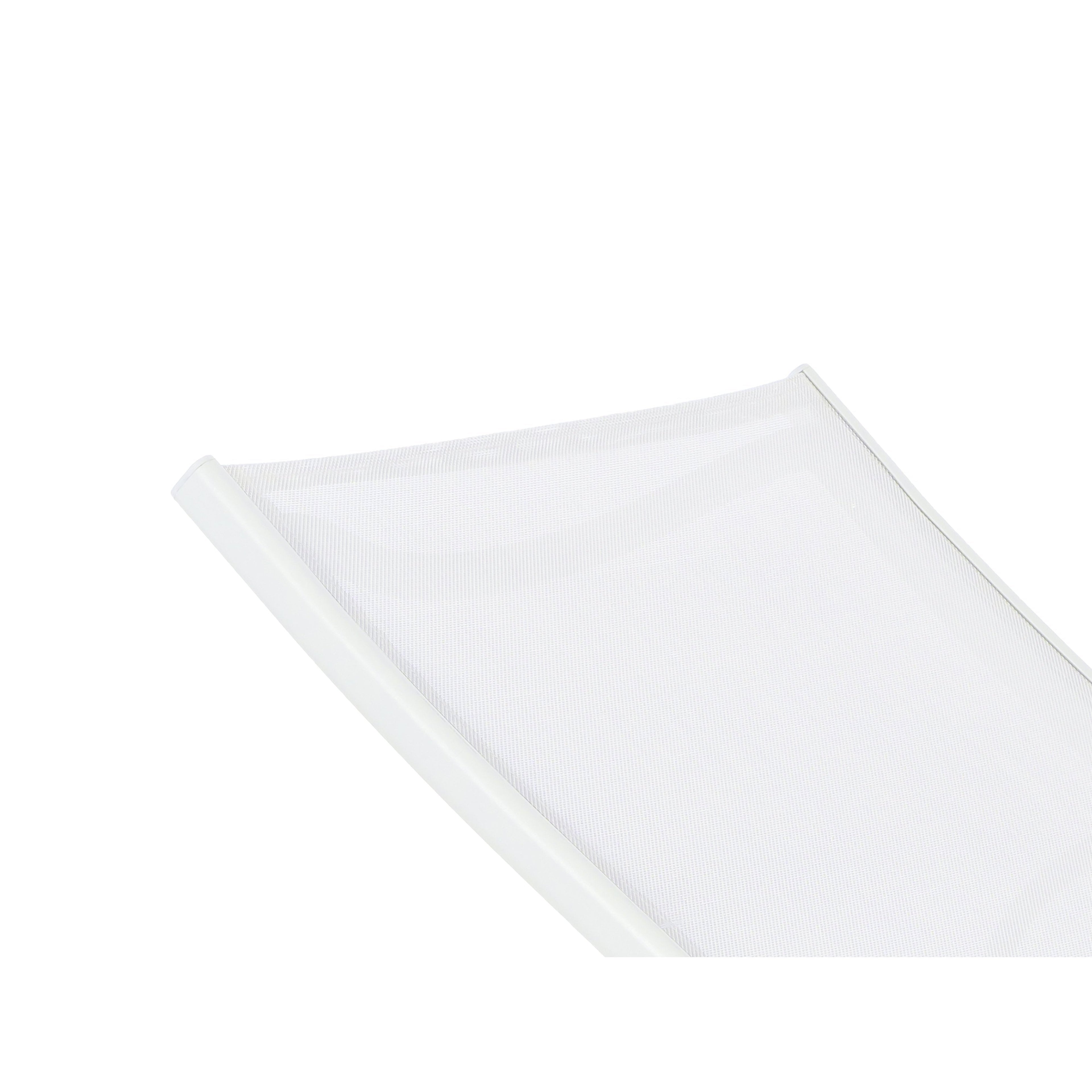 Corsica Lounger White