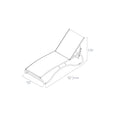 Corsica Lounger White
