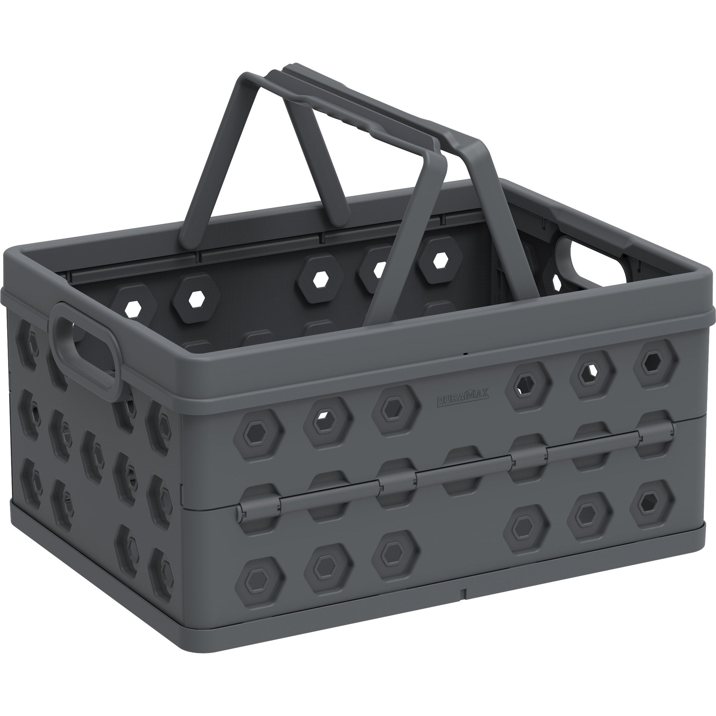 Duramax Foldable Basket Gray
