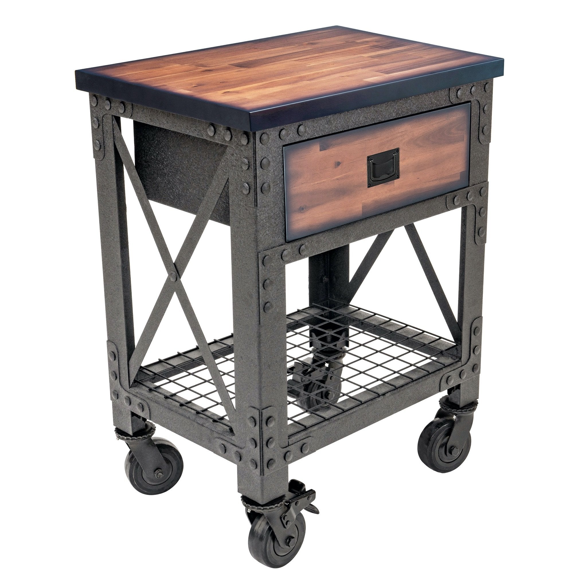 Duramax Single Drawer Rolling Workbench 27.6 Inch x 20 Inch for Home, Garage and Workshop