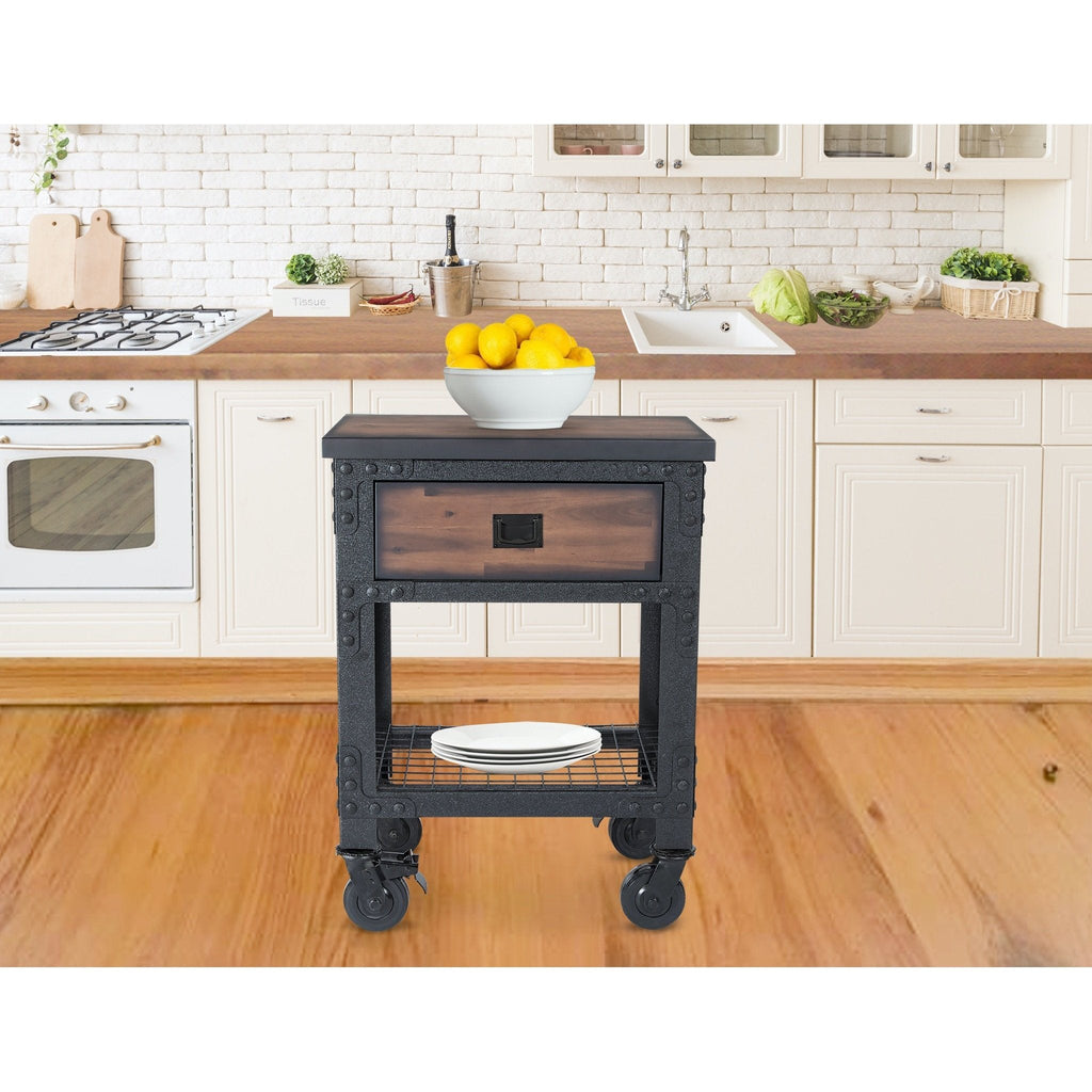 Duramax Single Drawer Rolling Workbench 27.6 Inch x 20 Inch for Home, Garage and Workshop