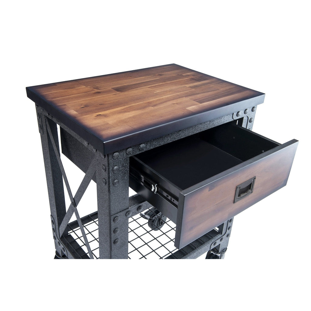 Duramax Single Drawer Rolling Workbench 27.6 Inch x 20 Inch for Home, Garage and Workshop