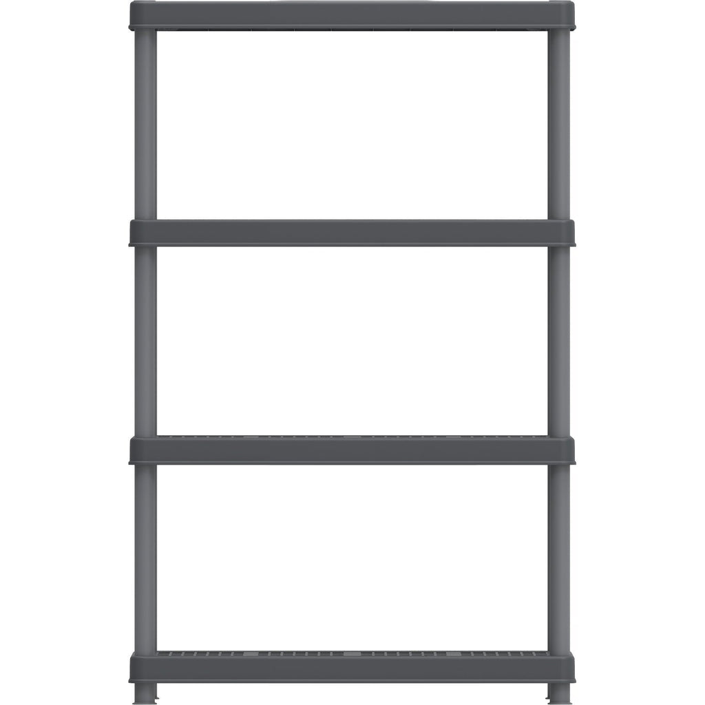 Duramax Plastic Heavy Duty Multipurpose Freestanding 4 Tier Shelving Rack