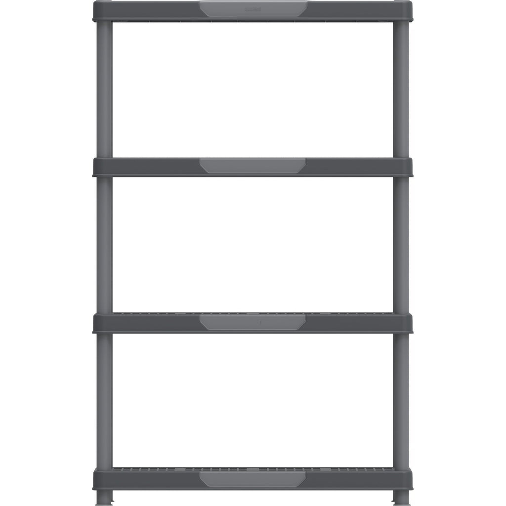 Duramax Plastic Heavy Duty Multipurpose Freestanding 4 Tier Shelving Rack