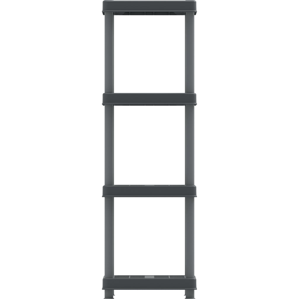 Duramax Plastic Heavy Duty Multipurpose Freestanding 4 Tier Shelving Rack