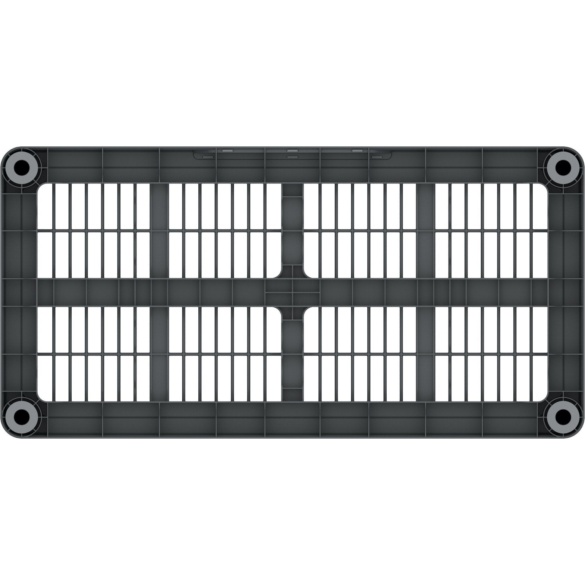 Duramax Plastic Heavy Duty Multipurpose Freestanding 4 Tier Shelving Rack