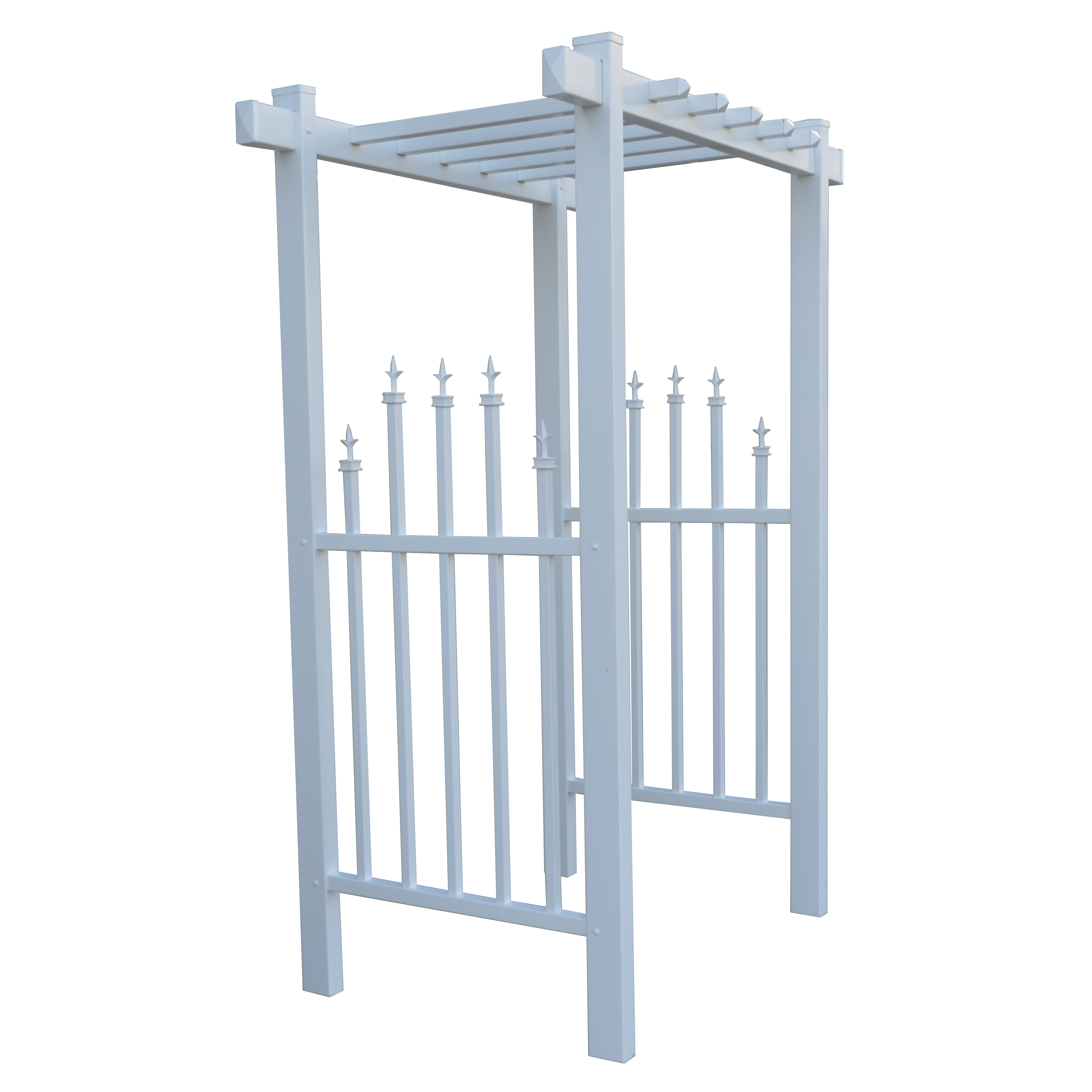 Irvine Accent Picket Vinyl Arbor